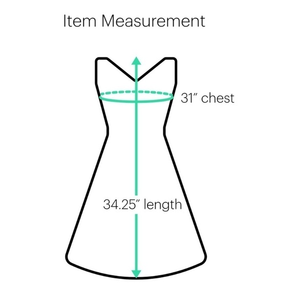 Express Plunge Dress | SIZE XS - Picture 3 of 4